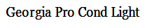 Georgia Pro Cond Light